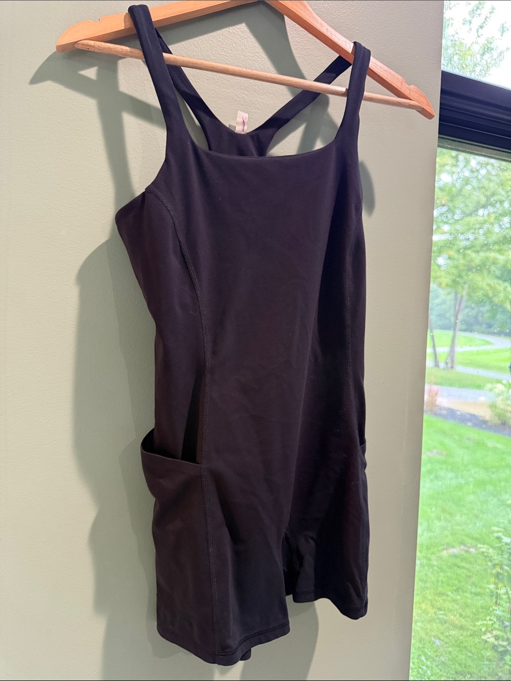 FP Movement by Free People Black Women's Bodysuit Romper